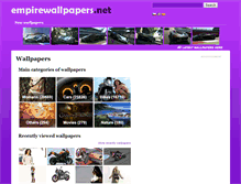 Tablet Screenshot of empirewallpapers.net